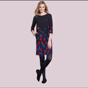 Boden Rachel Floral Shift Dress Size 4 MSRP $198